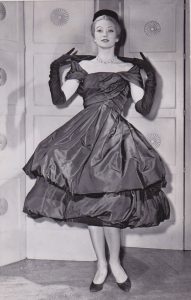 An interpretation of a New Look-style dress by Yves Saint-Laurent, 1959