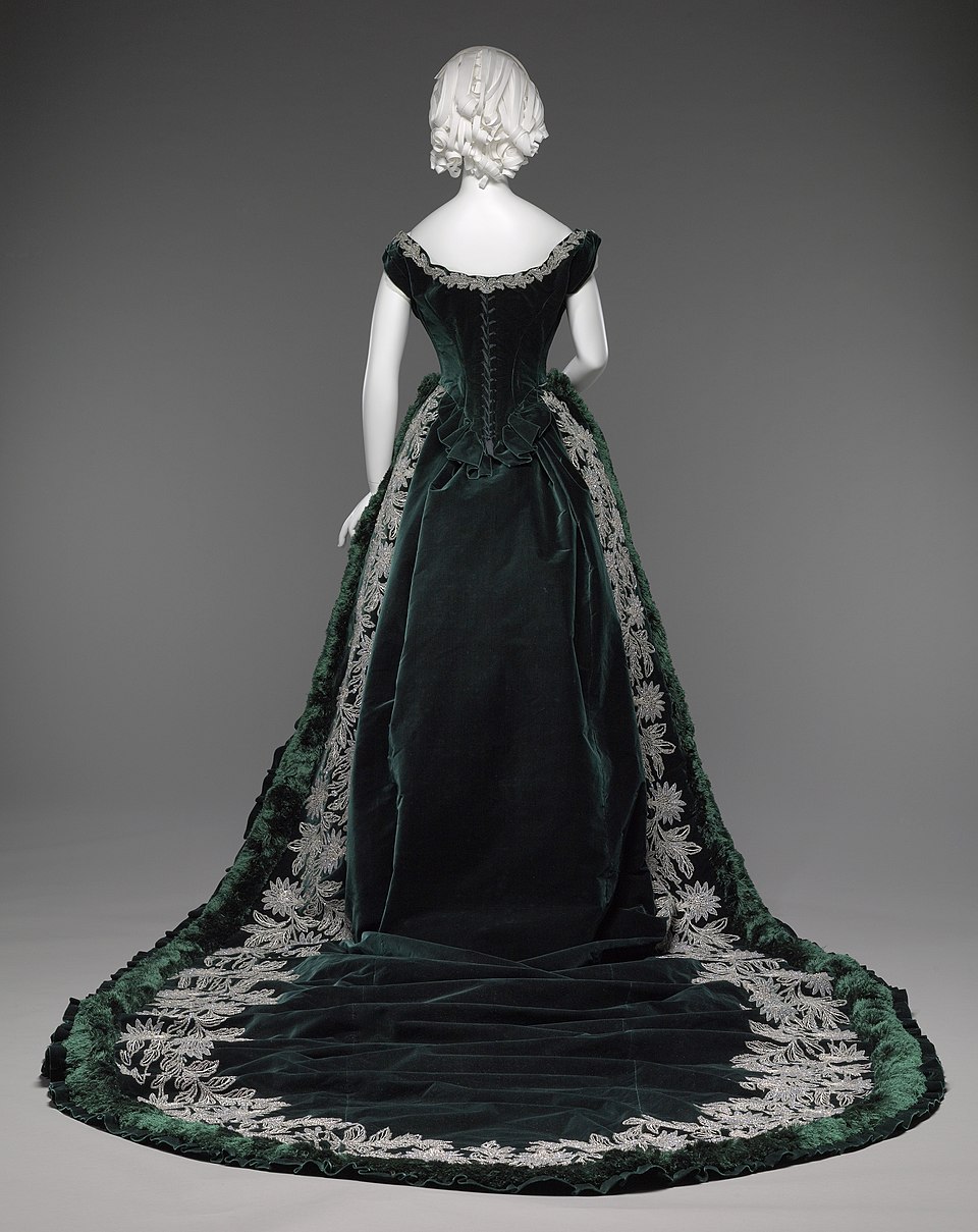 Court dress from the era of Imperial Russia, 1888