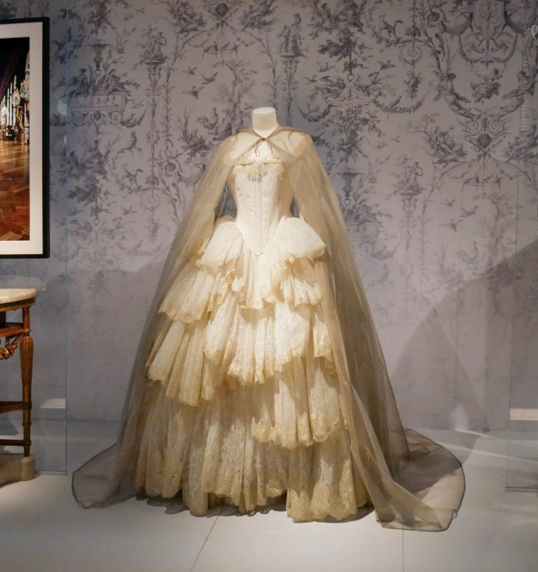 Christian Dior haute couture dress featured in the series “Marie Antoinette” (2022). Illustrative picture. Photo by Lila Louisa / Shutterstock.com