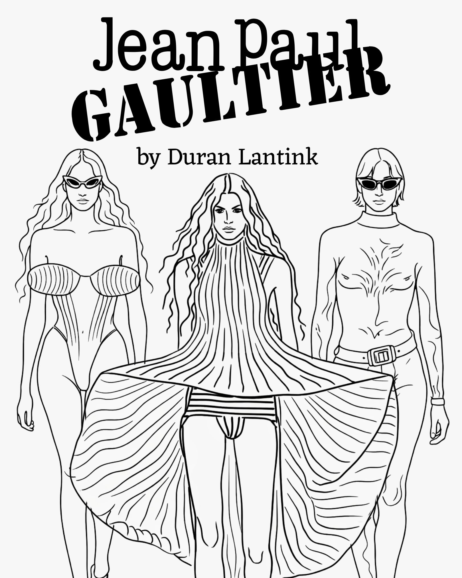 Illustration generated from runway looks for editorial analysis. Inspired by original designs and show imagery.